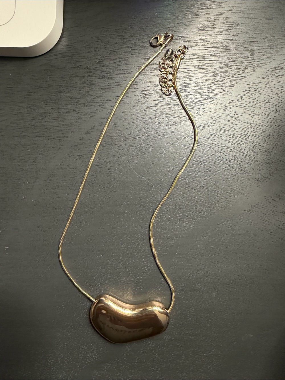 House of Harlow 1960 Gold Bean Pendant Necklace
